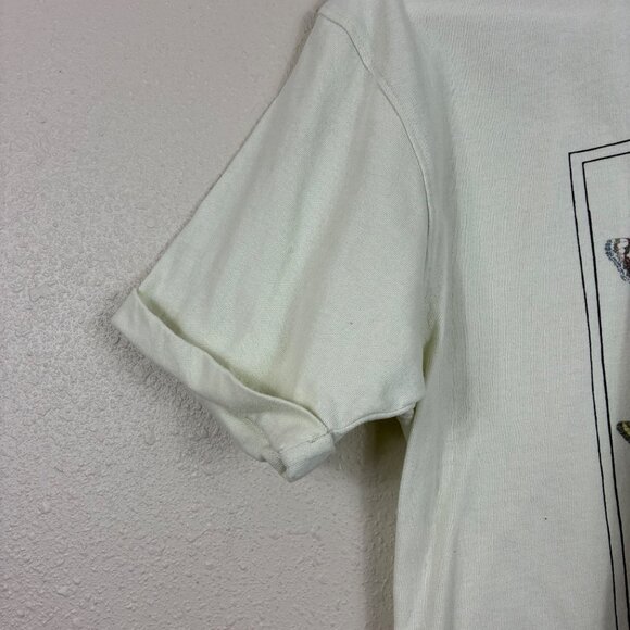 Hot Topic Butterfly Insect Tee Size Medium Rolled Sleeve Crew Neck  Cottagegoth - Picture 6 of 7